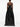 Robe longue noire sans manches de Solace London