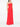 Coral Red Strapless Flared-Hem Long Dress by Solace London