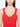 Robe longue rouge sans manches à col en V de Solace London