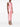 Robe midi asymétrique rose poudré à fronces, signée Solace London