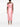 Robe midi asymétrique rose poudré à fronces, signée Solace London