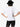 T-shirt blanc en coton à logo Yves Saint Laurent