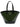 Sac Panier moyen en cuir noir translucide d'Yves Saint Laurent