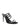 Sandales en satin noir et cristaux signées Yves Saint Laurent
