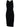 Robe fourreau stretch noire à col V signée Yves Saint Laurent