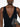 Robe fourreau stretch noire à col V signée Yves Saint Laurent