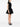 Robe patineuse en maille noire Alaïa