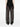Pantalon Trenton en soie à cordon noir de Khaite