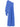 Robe longue asymétrique bleu iris de Solace London