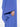 Robe longue asymétrique bleu iris de Solace London