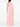 Robe longue asymétrique rose bonbon de Solace London