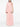 Robe longue asymétrique rose bonbon de Solace London