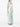 Aquamarine Scarf-Neck Long Dress by Solace London