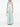 Aquamarine Scarf-Neck Long Dress by Solace London