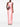 Robe Kira asymétrique rose pâle de Solace London