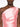 Robe Kira asymétrique rose pâle de Solace London